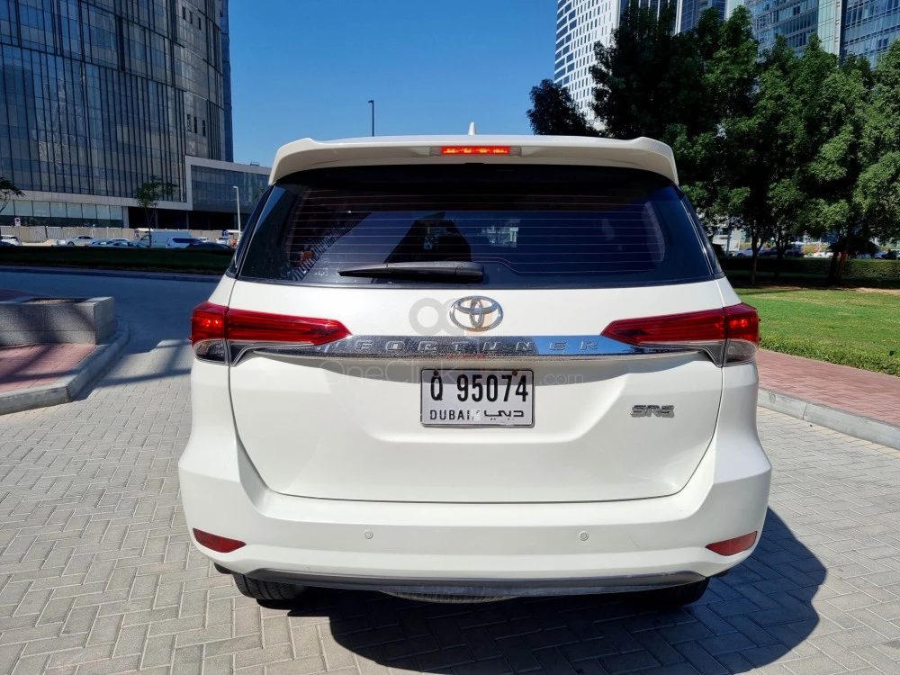 White Toyota Fortuner 2017 for rent in Sharjah 9