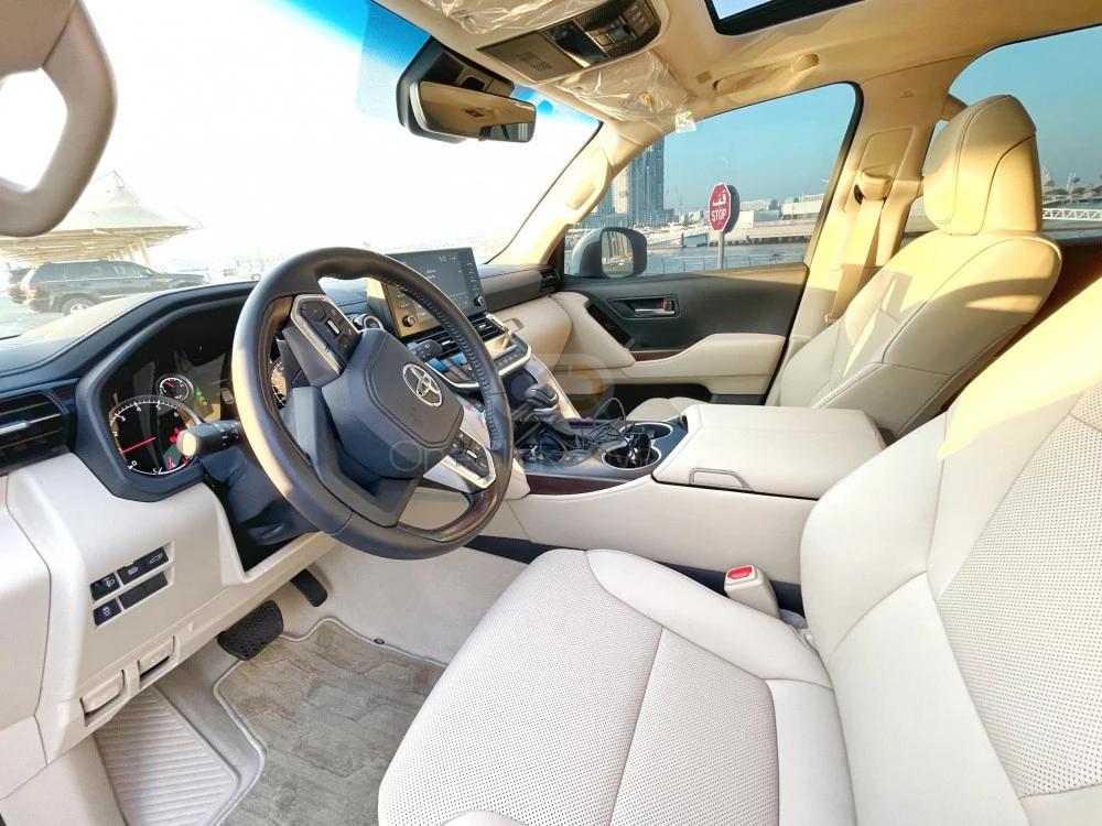White Toyota Land Cruiser GXR V6 2022 for rent in Dubai 2