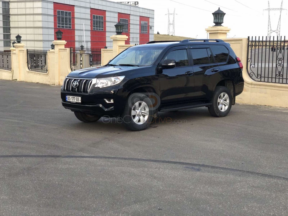 Black Toyota Prado 2018 for rent in Tbilisi 1
