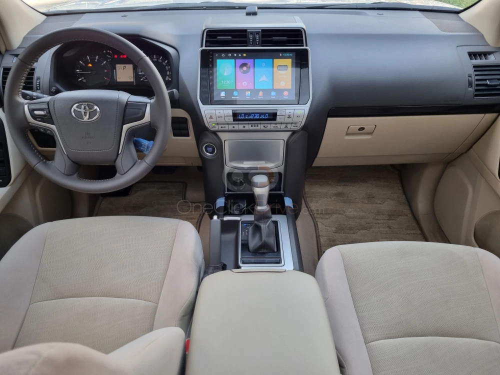 White Toyota Prado 2022 for rent in Dubai 5