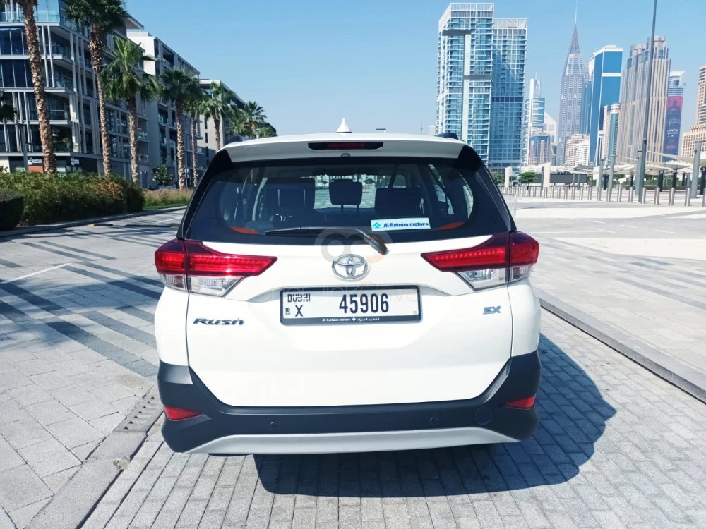 White Toyota Rush 2022 for rent in Dubai 9