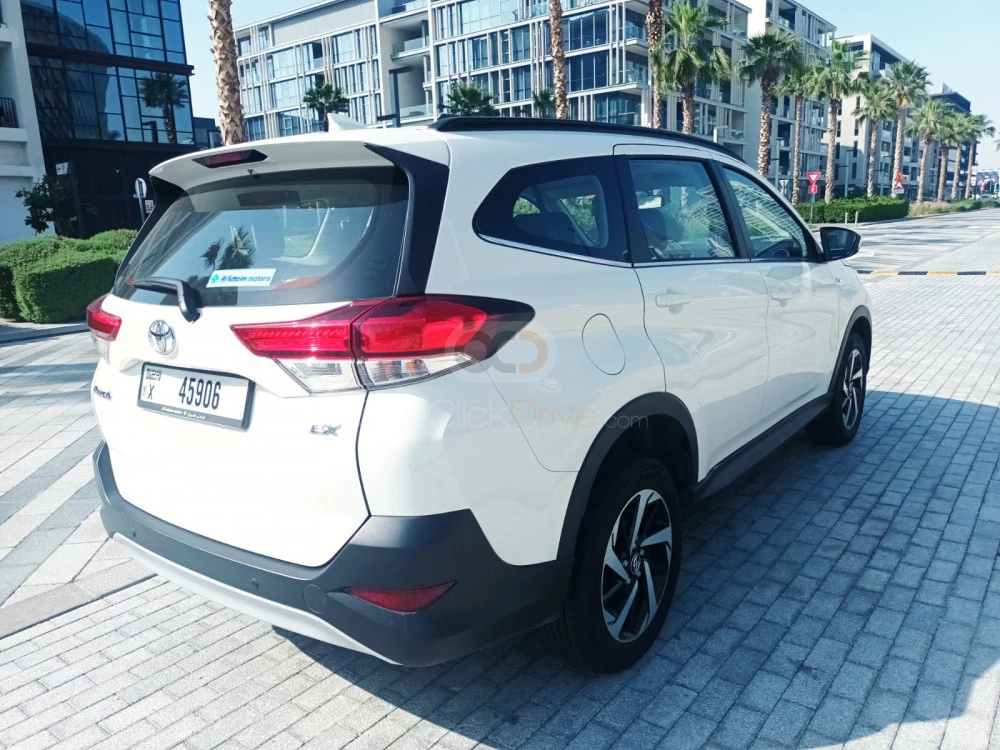 White Toyota Rush 2022 for rent in Dubai 7
