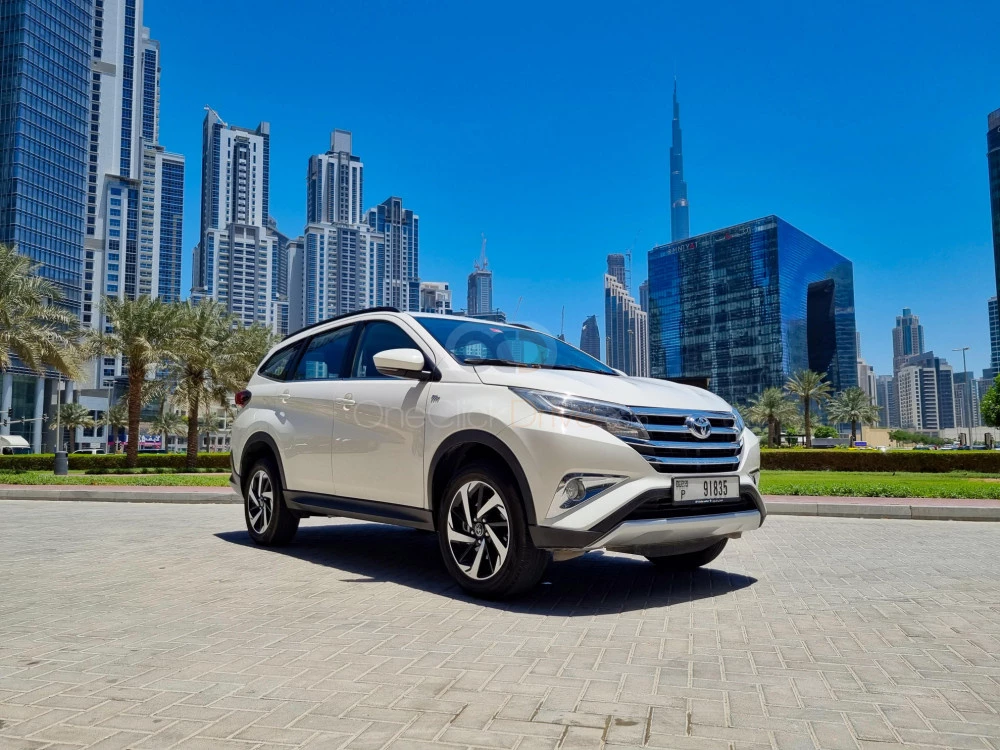 White Toyota Rush 2021 for rent in Dubai 8
