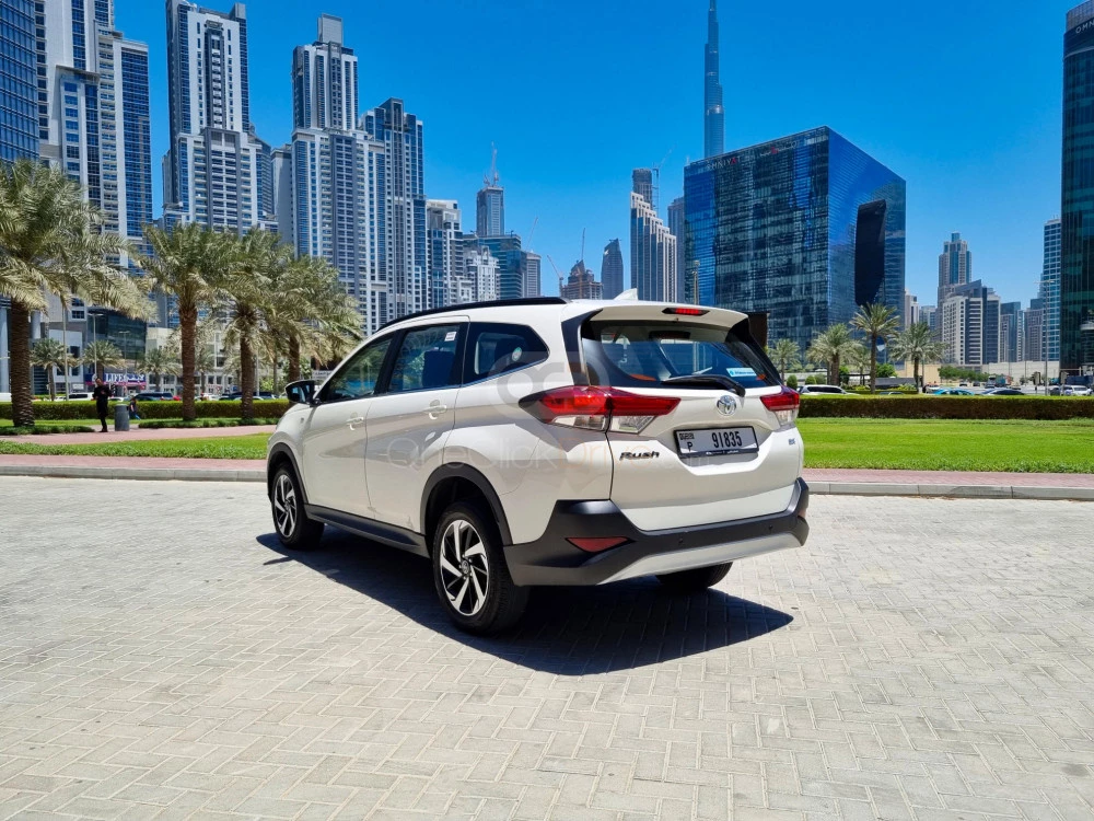 White Toyota Rush 2021 for rent in Dubai 10