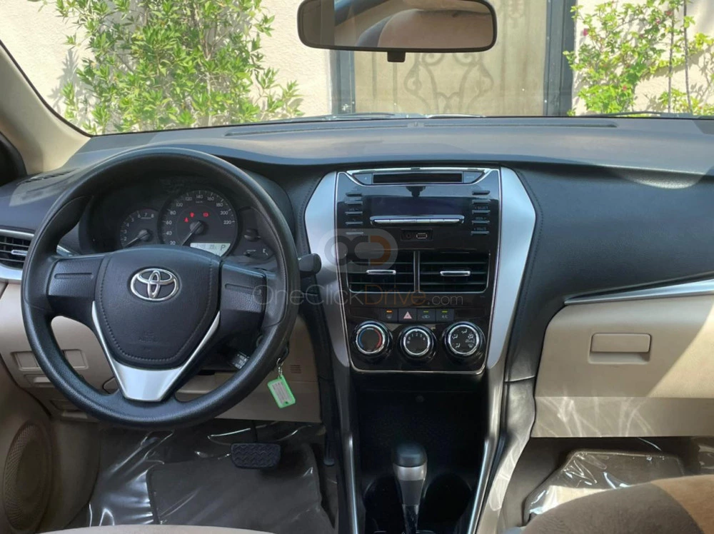 Silver Toyota Yaris Sedan 2019 for rent in Dubai 6